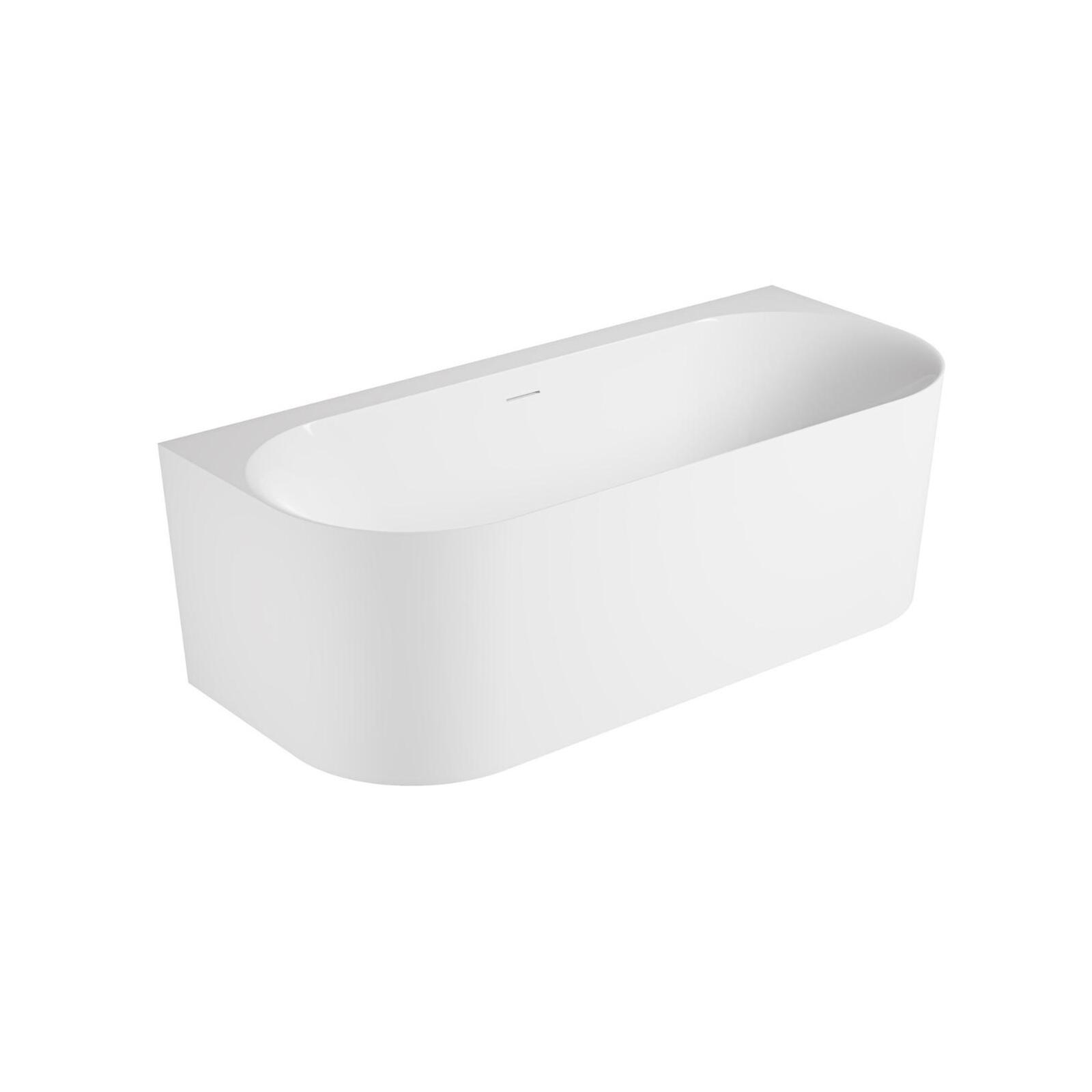 Baignoire acrylique murale blanche 170cm