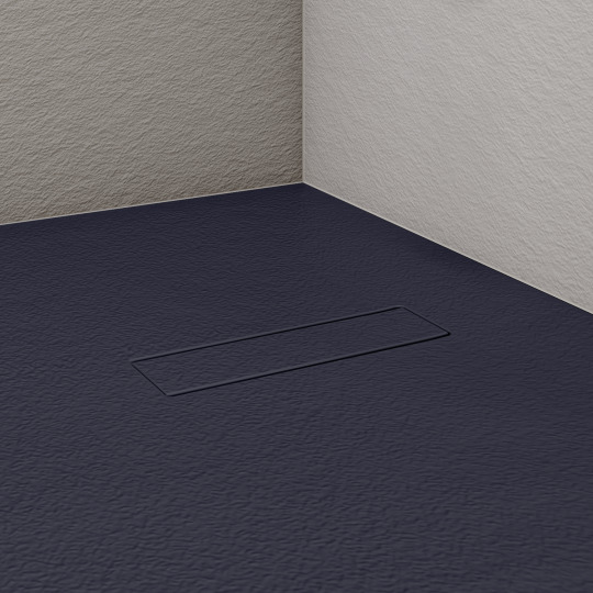 Receveur de douche aspect pierre extra-plat 120x80cm