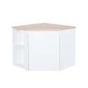 Meuble sous vasque suspendu d'angle 52cm
