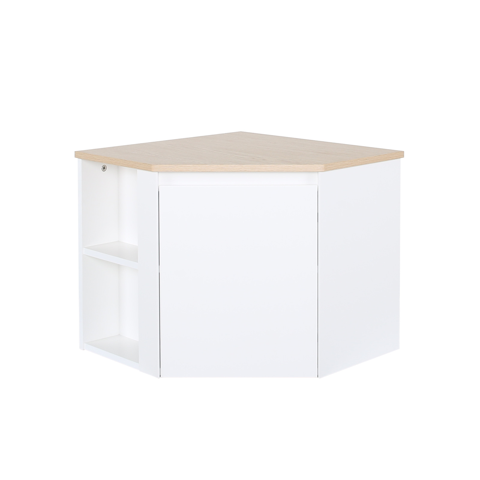 Meuble sous vasque suspendu d'angle 52cm