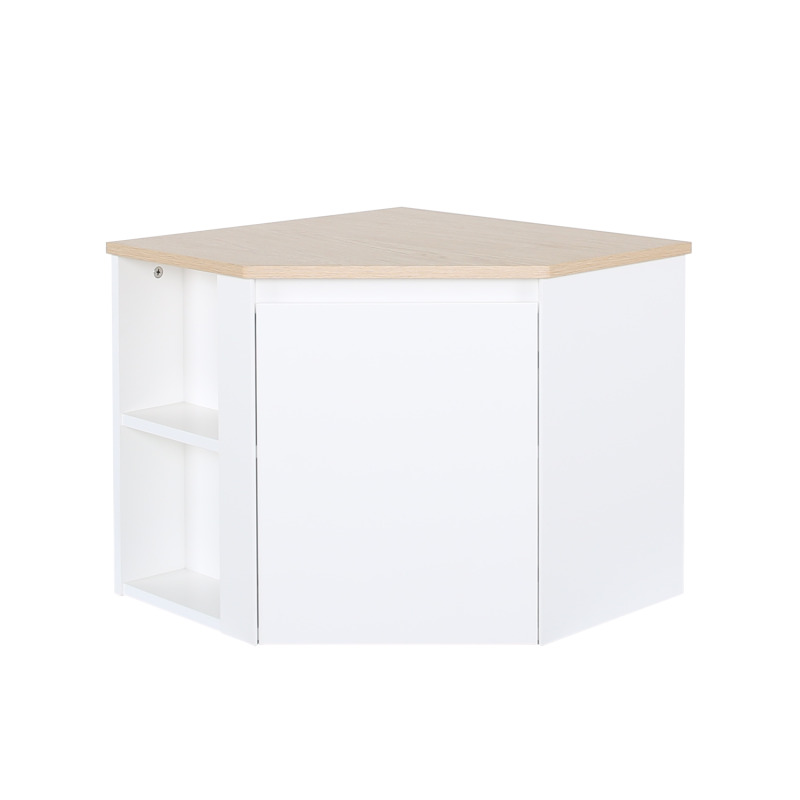 Meuble sous vasque suspendu d'angle 52cm