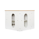 Meuble sous vasque suspendu d'angle 52cm