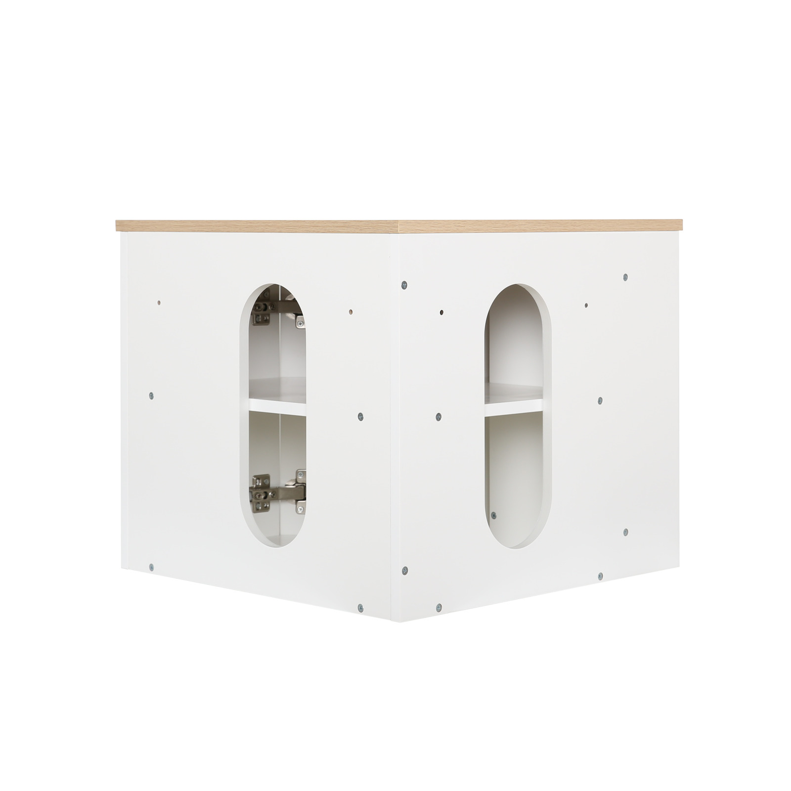 Meuble sous vasque suspendu d'angle 52cm