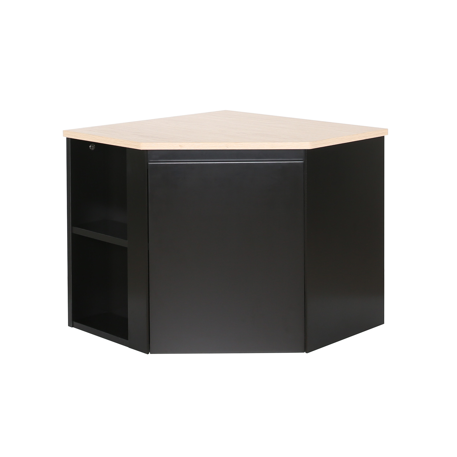 Meuble sous vasque suspendu d'angle 52cm