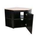Meuble sous vasque suspendu d'angle 52cm