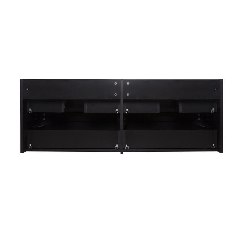 Ensemble double vasque 120cm avec plan céramique, robinets chromés et miroirs