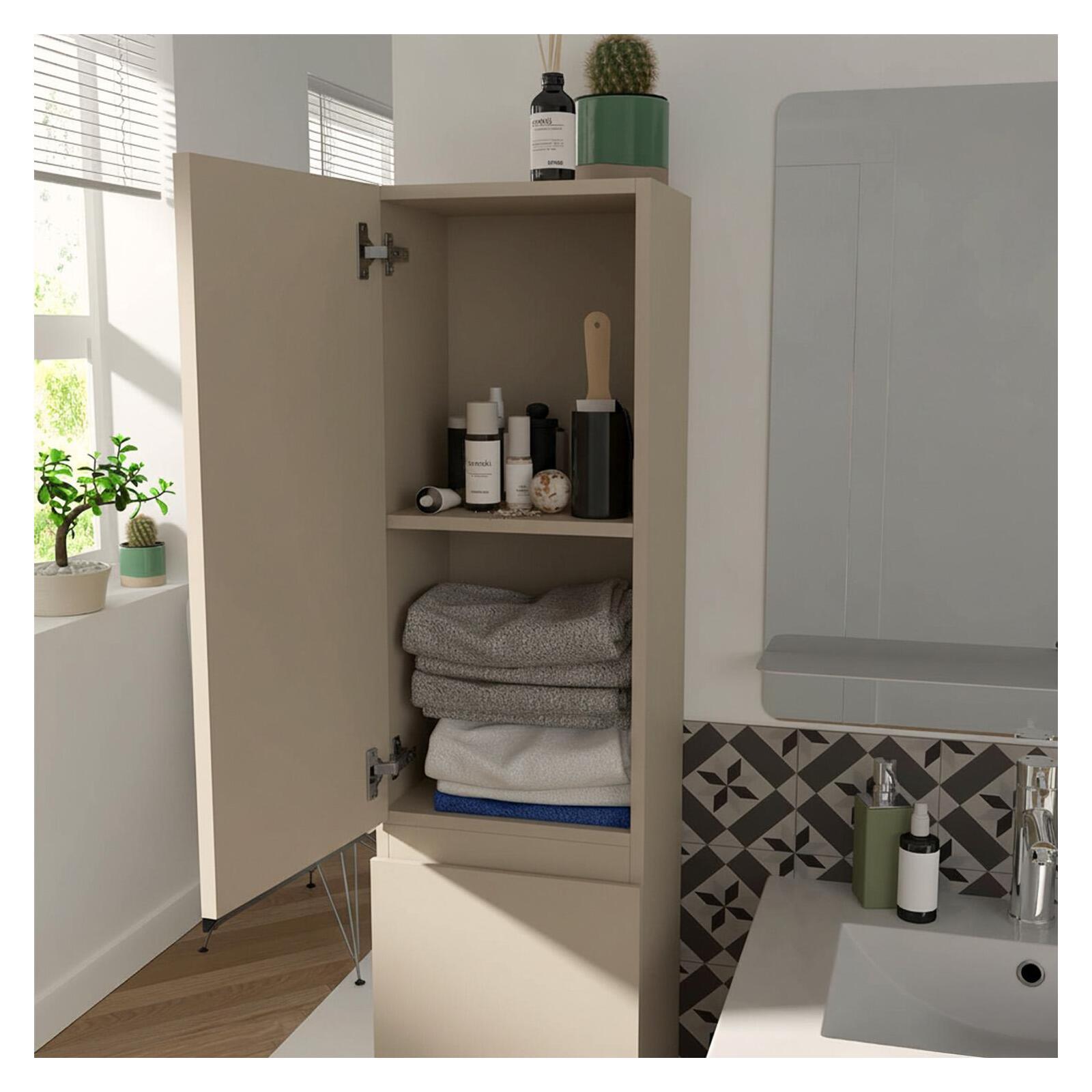 Ensemble double vasque suspendu avec plan bois, vasques, robinets, miroirs et colonne 120cm