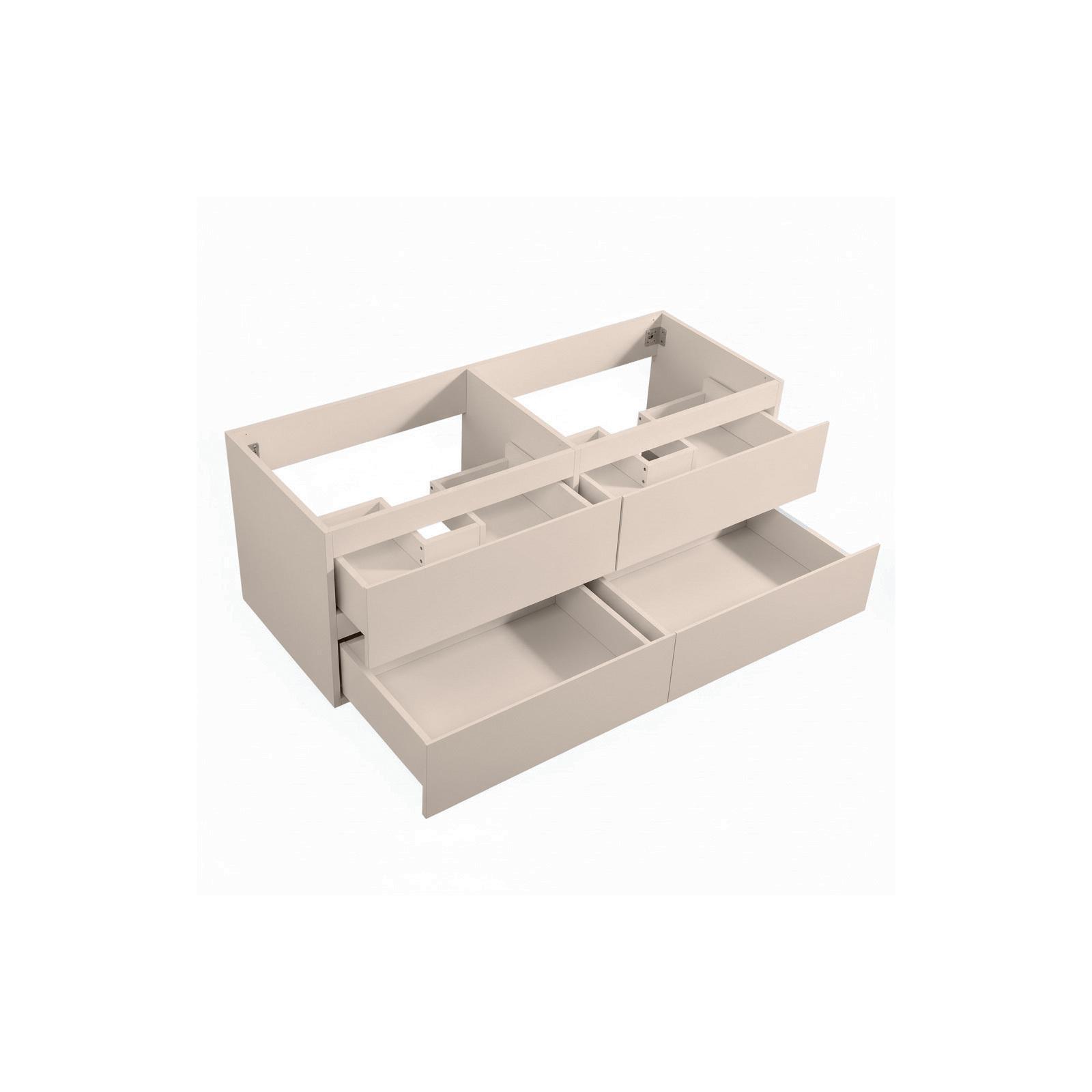 Meuble sous vasque suspendu 120cm - pour plan bois ou plan céramique