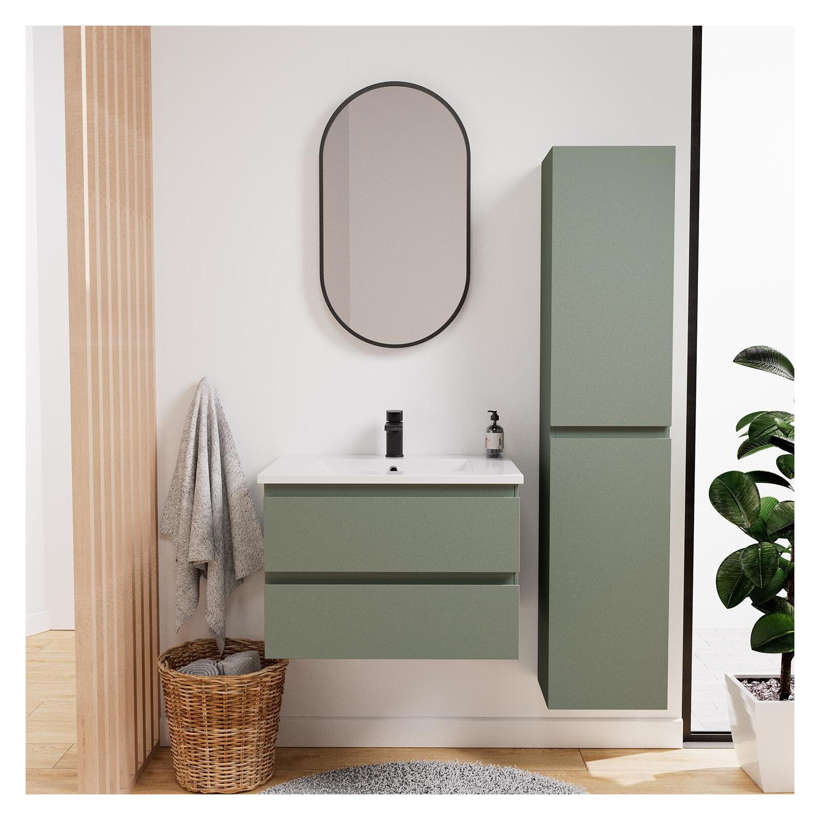 Colonne de salle de bain suspendue 140 cm