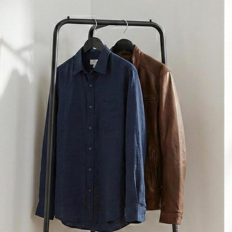 Portant vêtements d'angle en métal gris tubulaire 72x170cm