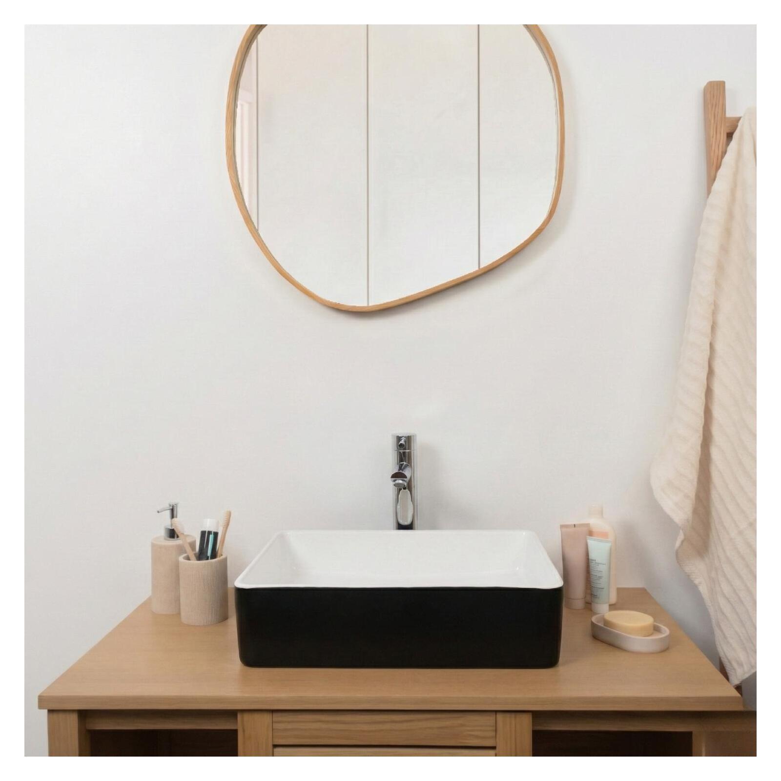 VASQUE ALBI BICOLOR RECTANGULAIRE