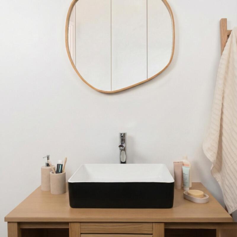 VASQUE ALBI BICOLOR RECTANGULAIRE