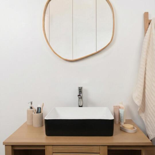 VASQUE ALBI BICOLOR RECTANGULAIRE