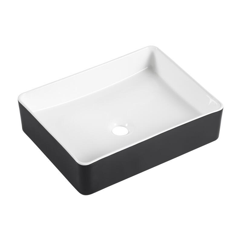 VASQUE ALBI BICOLOR RECTANGULAIRE