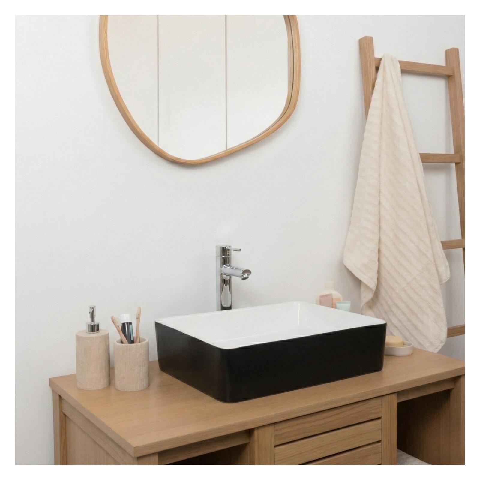 VASQUE ALBI BICOLOR RECTANGULAIRE