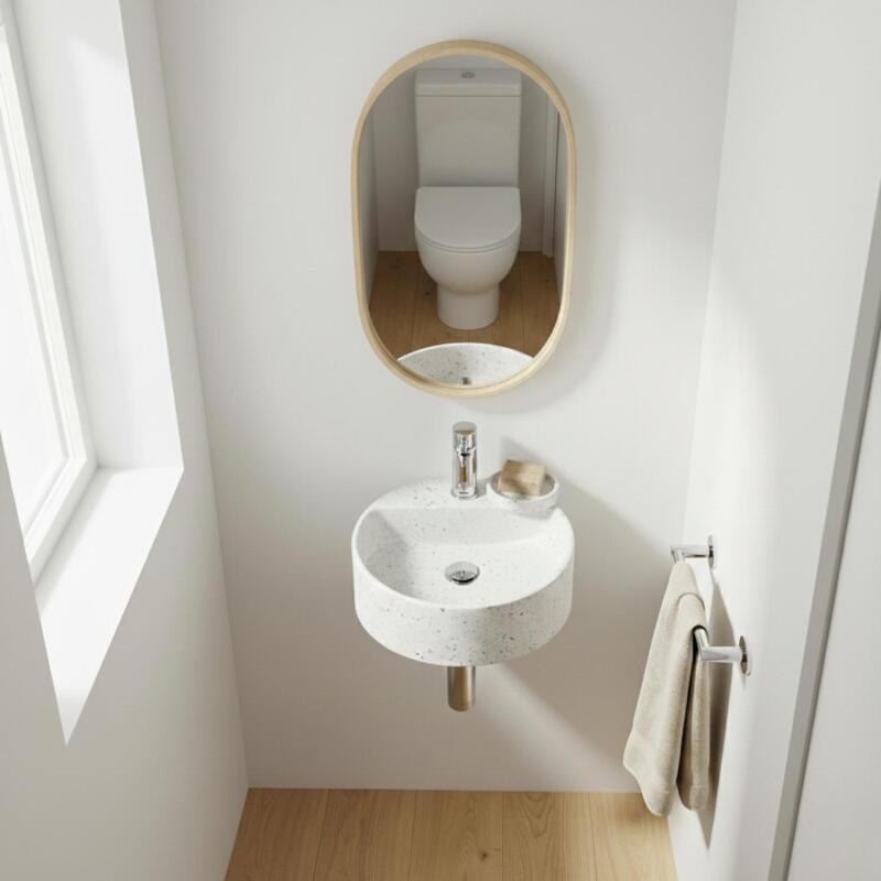 TERRAZZO LMAINS SUSPENDU ROND