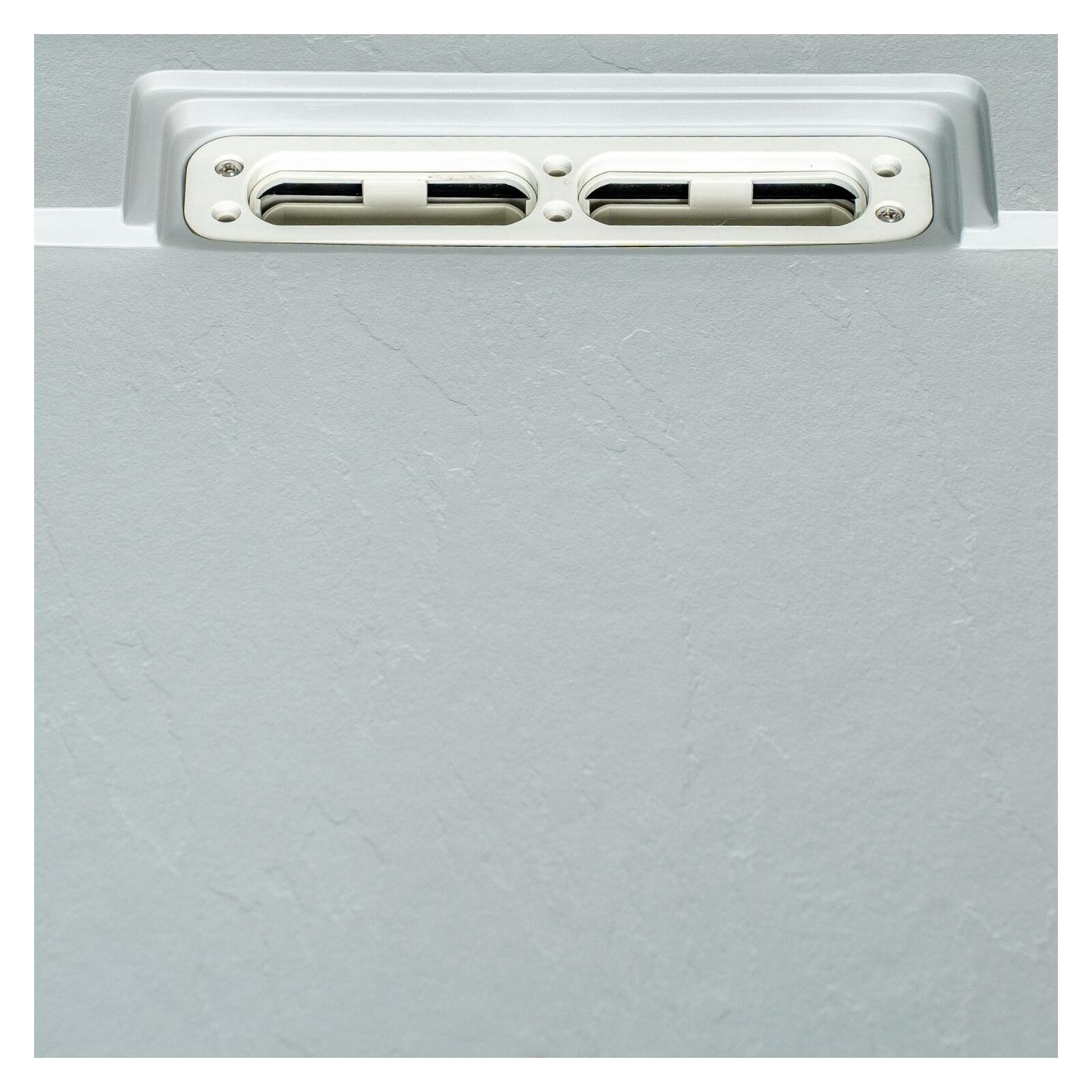 Receveur de douche aspect pierre extra-plat gris clair - Bonde incluse