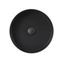 Vasque à poser ronde en inox 36 cm