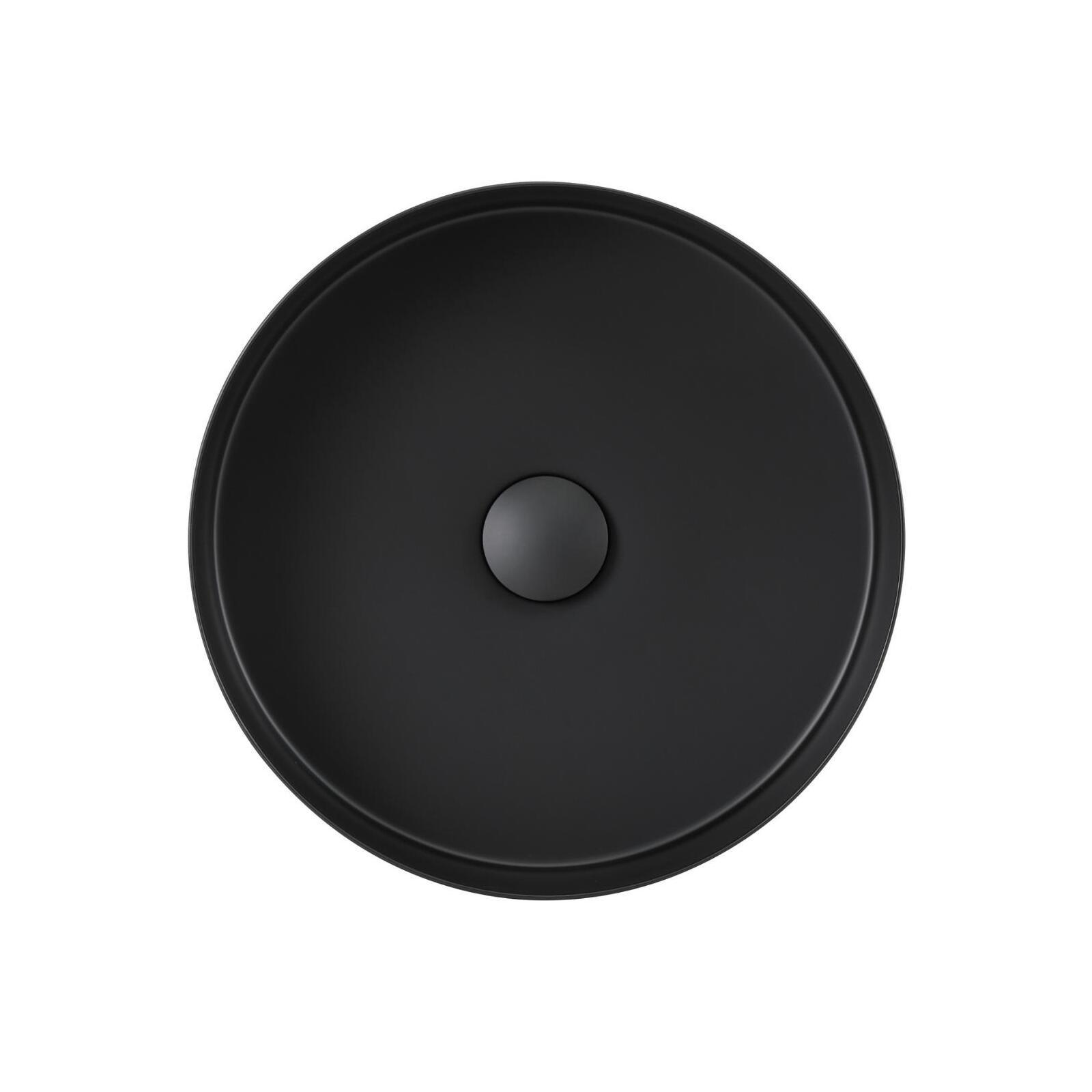 Vasque à poser ronde en inox 36 cm