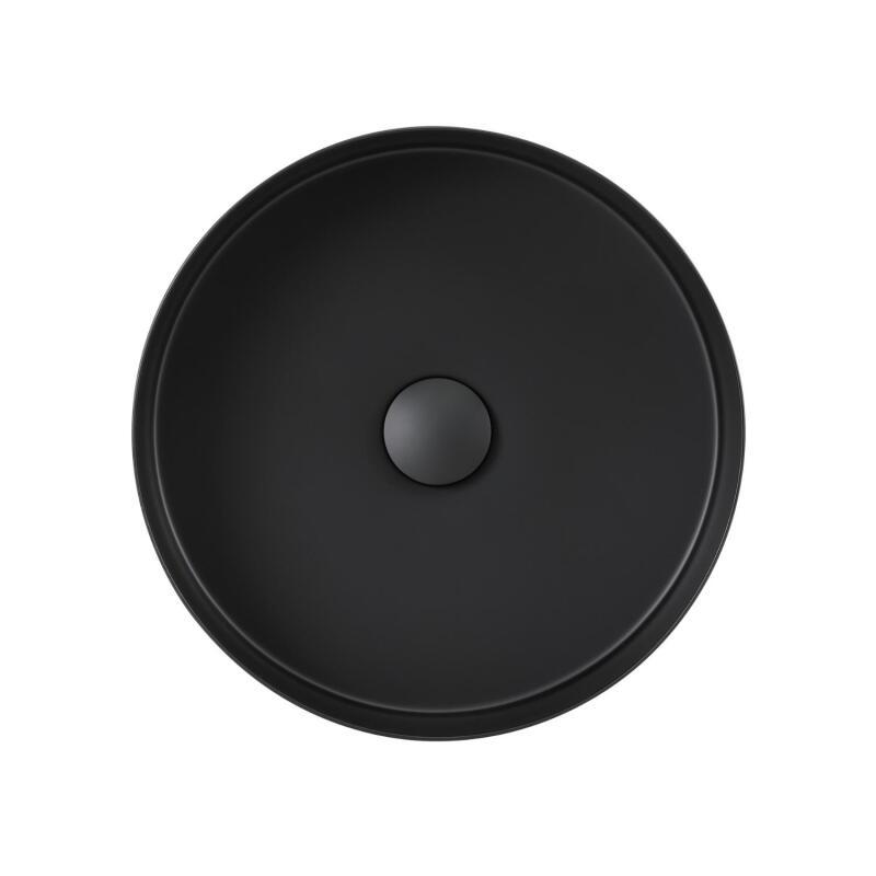 Vasque à poser ronde en inox 36 cm