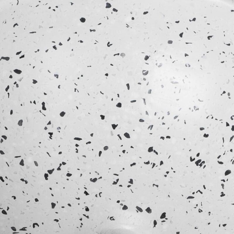 Vasque à poser ronde en terrazzo moucheté 40cm