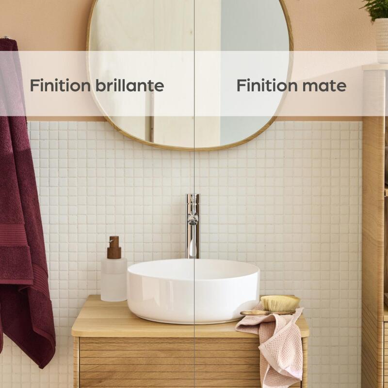 Vasque à poser ronde en céramique 36cm