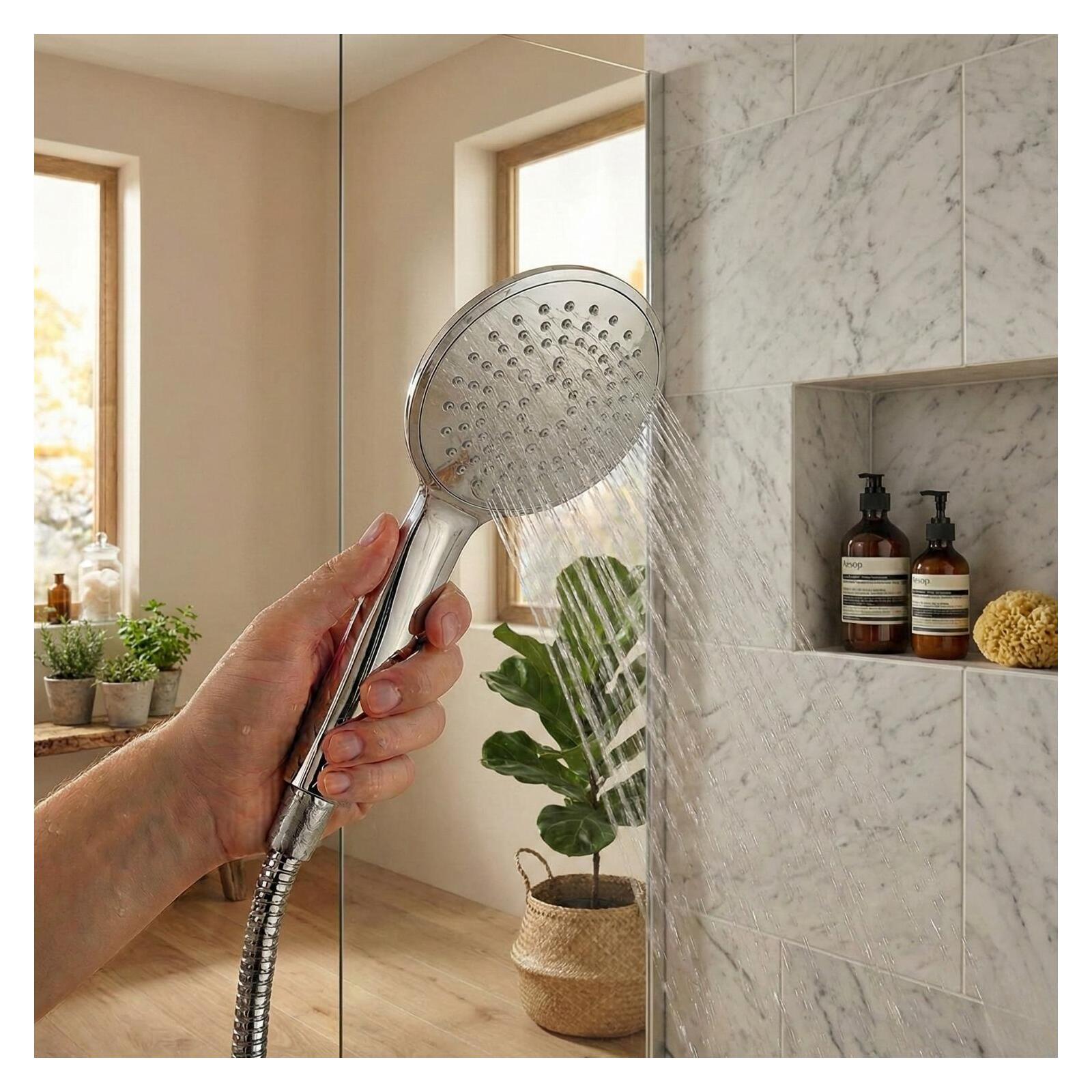 Douchette à tête ronde en ABS 3 jets