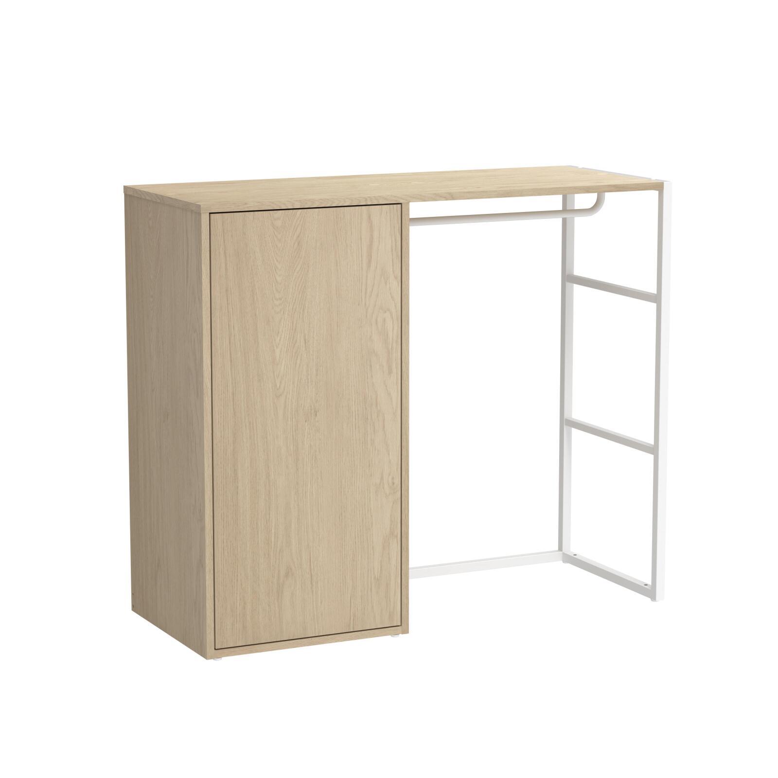 Portant vêtements sous combles penderie et caisson 100x85cm