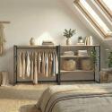 Lot de 2 portants vêtements sous combles  modulables 200x85cm