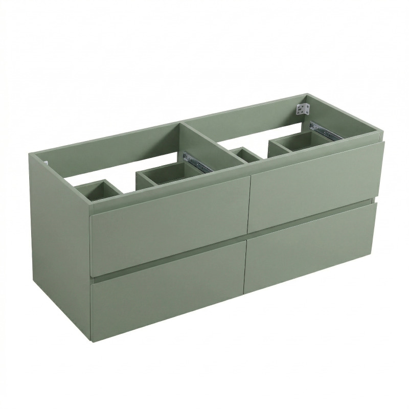 Meuble sous vasque suspendu 120cm - pour plan bois ou plan céramique