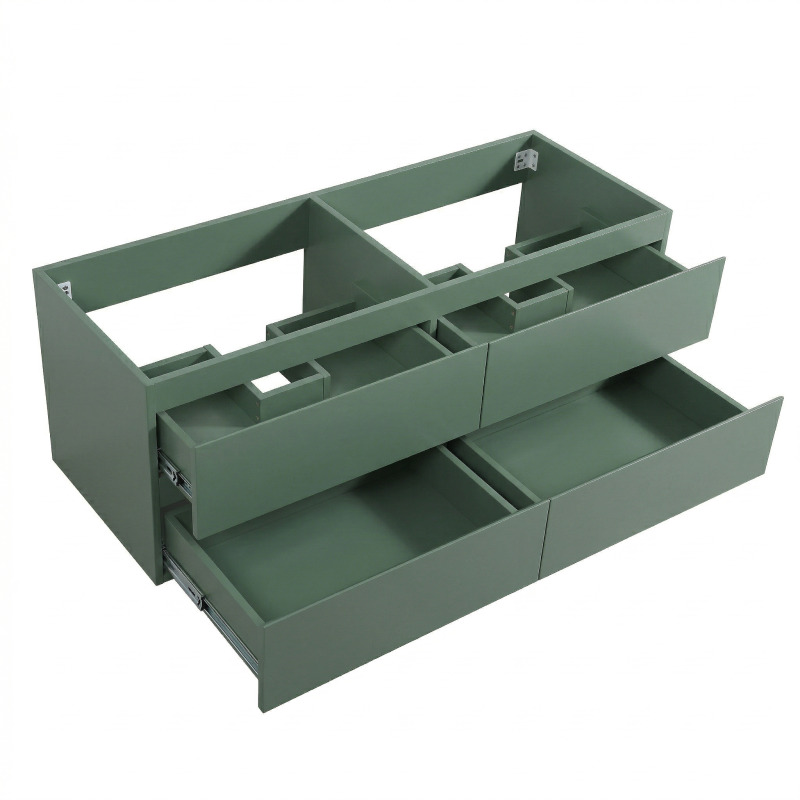 Meuble sous vasque suspendu 120cm - pour plan bois ou plan céramique