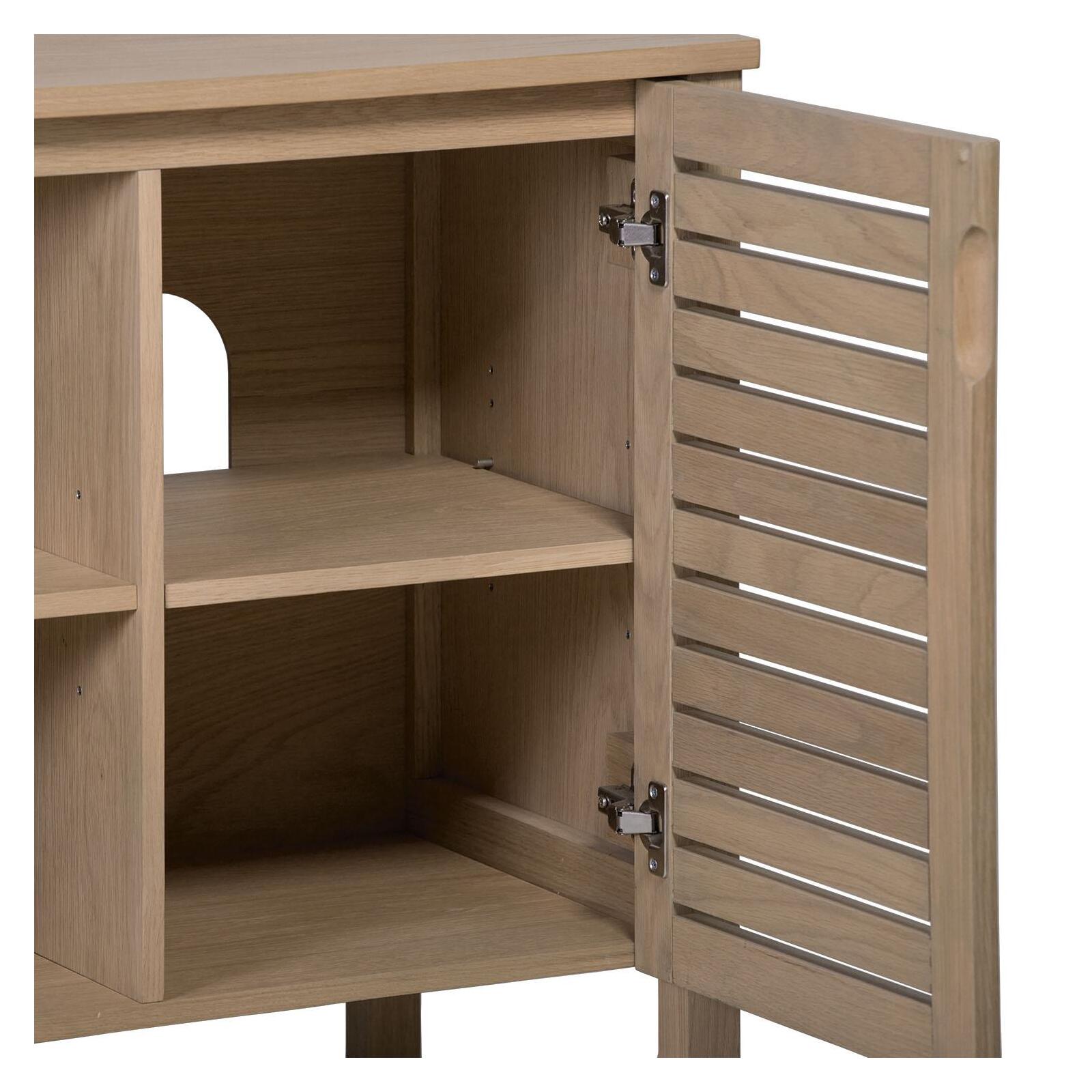 Ensemble simple vasque 90cm chêne avec vasque et robinet chromé