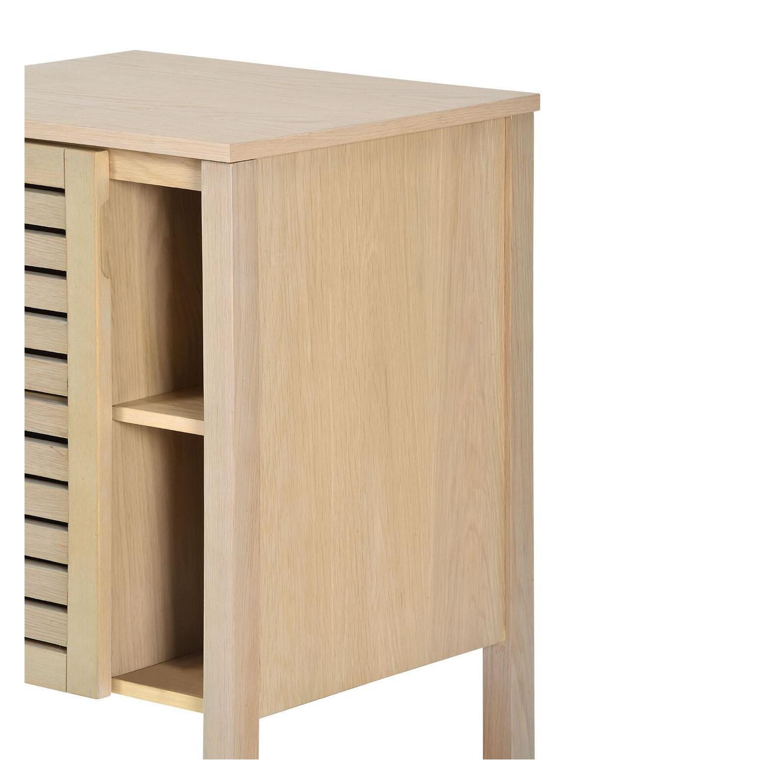 Ensemble simple vasque 60cm chêne avec vasque céramique carrée