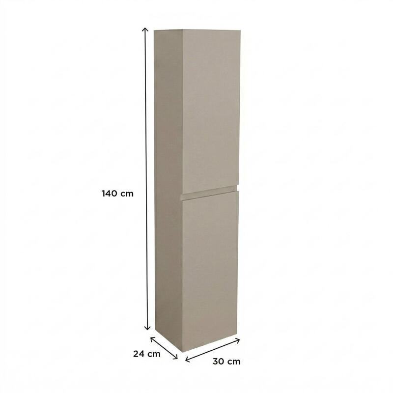 Colonne de salle de bain suspendue 140 cm