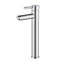 Ensemble double vasque 140cm chêne naturel avec vasques rondes noires, robinets et miroir