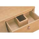 Meuble double vasque sur pieds en chêne 120 cm
