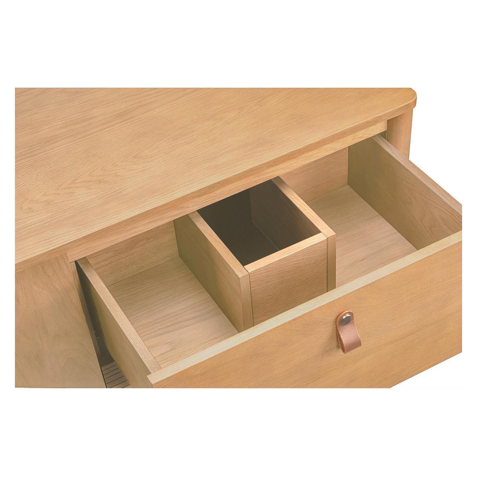 Meuble double vasque sur pieds en chêne 120 cm