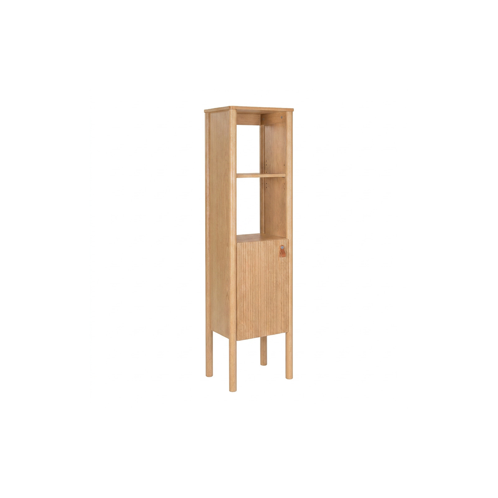 Colonne de salle de bain  sur pieds en chêne 145 cm