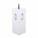 Meuble lave-mains d'angle sur pieds avec vasque en résine