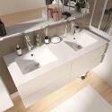 Meuble sous vasque suspendu 120cm - pour plan bois ou plan céramique