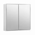 Armoire de toilette double miroir - Rangement haut faible profondeur 60x60cm