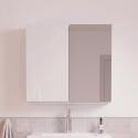 Armoire de toilette avec miroir - Rangement haut faible profondeur 60x60cm