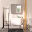 Armoire de toilette blanche 60cm - 1 porte