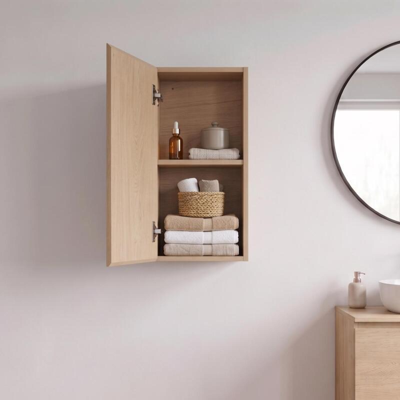 Meuble de rangement - Meuble haut 1 porte - Faible profondeur