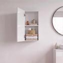 Meuble de rangement - Meuble haut 1 porte - Faible profondeur