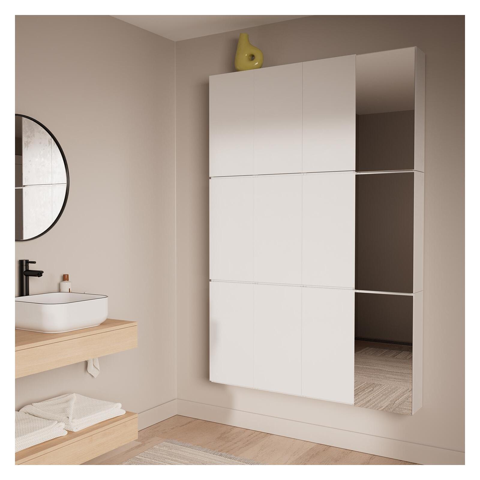 Meuble de rangement - Meuble haut 1 porte - Faible profondeur