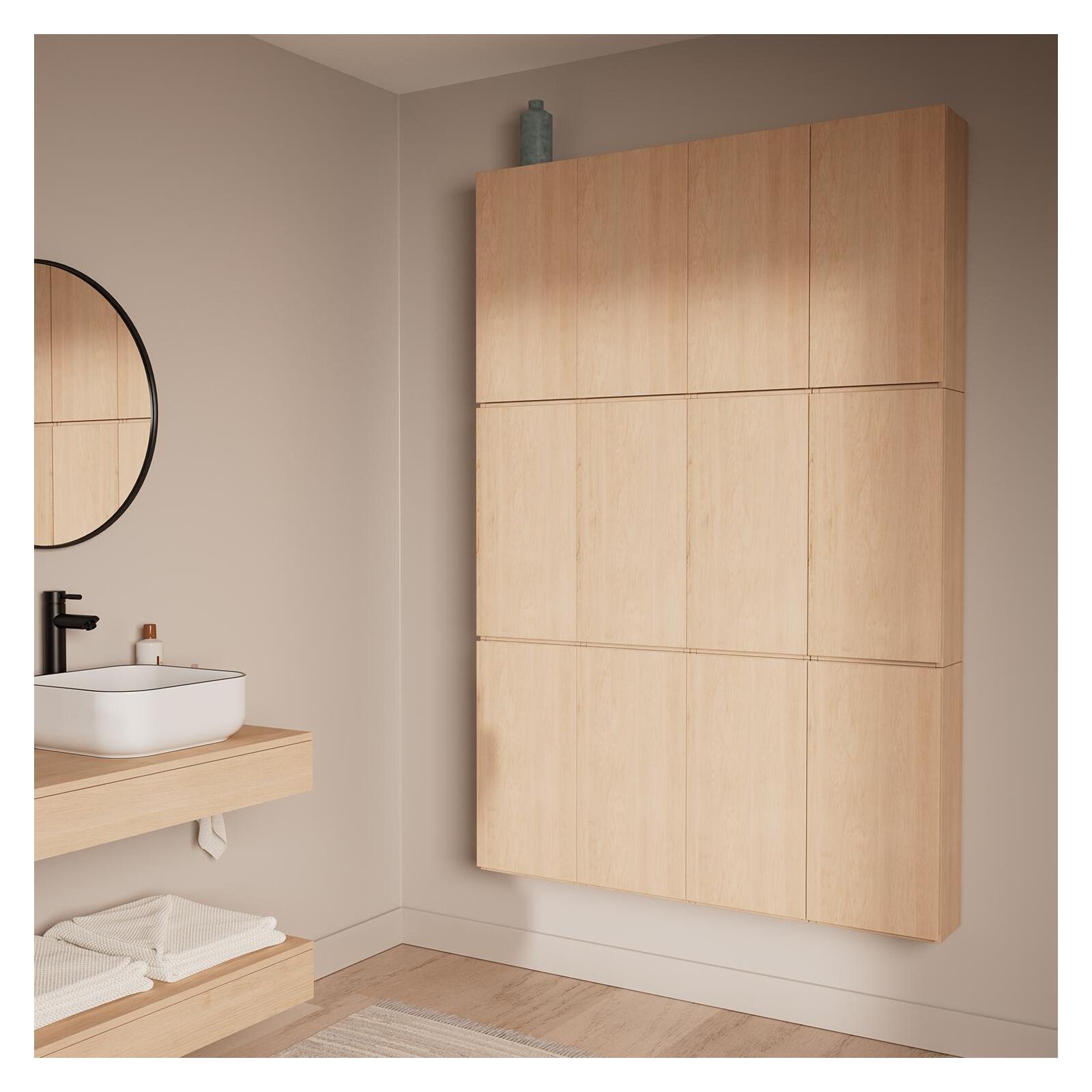 Meuble de rangement - Meuble haut 1 porte - Faible profondeur