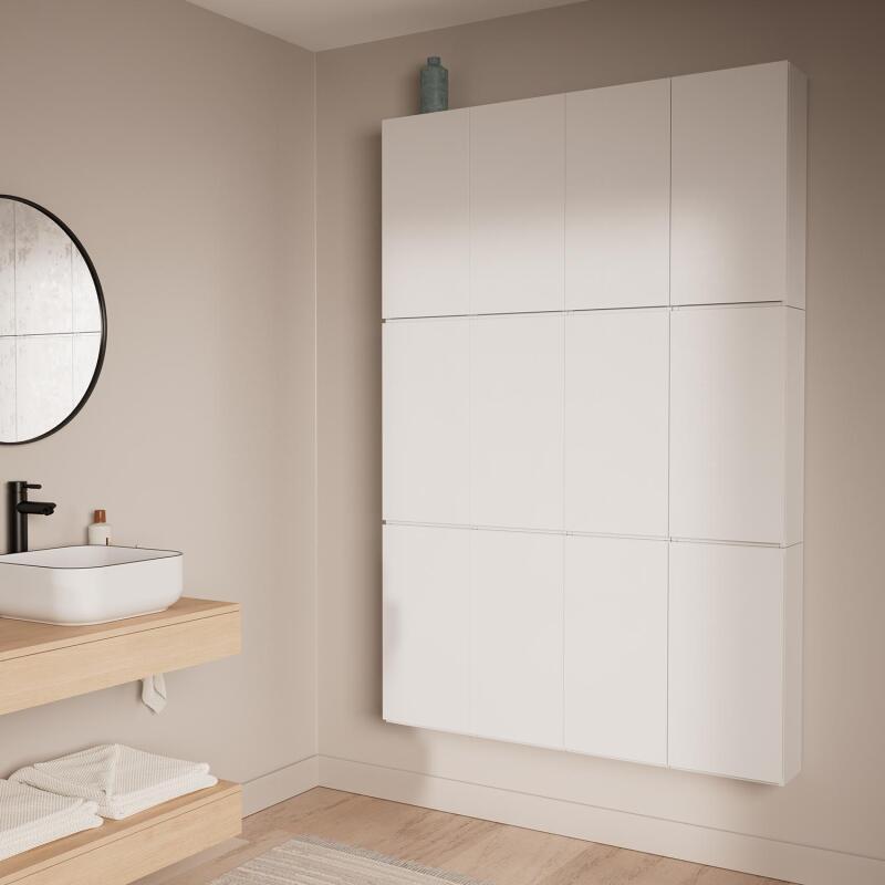 Meuble de rangement - Meuble haut 1 porte - Faible profondeur