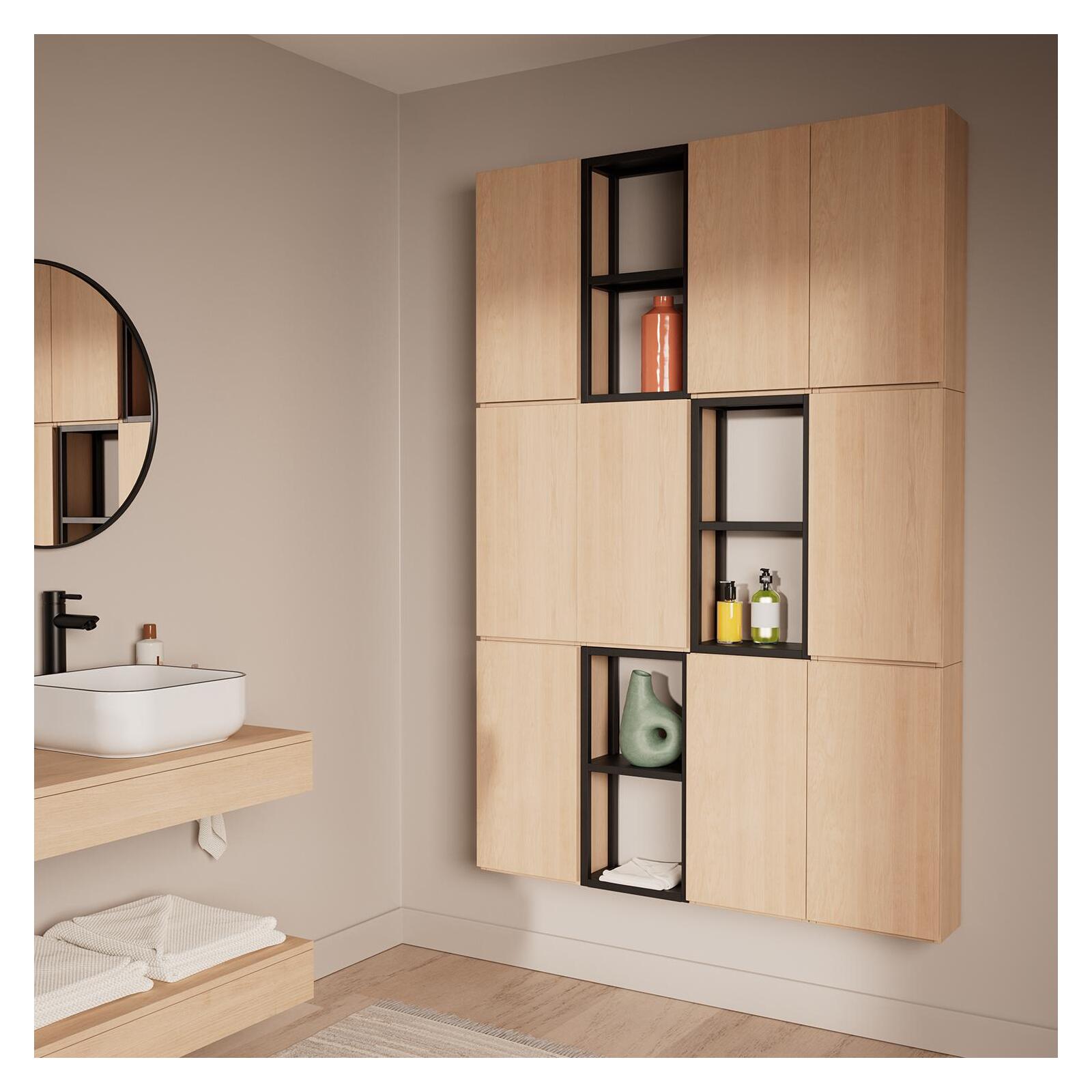 Module de rangement - Etagère en métal - faible profondeur 30x60cm