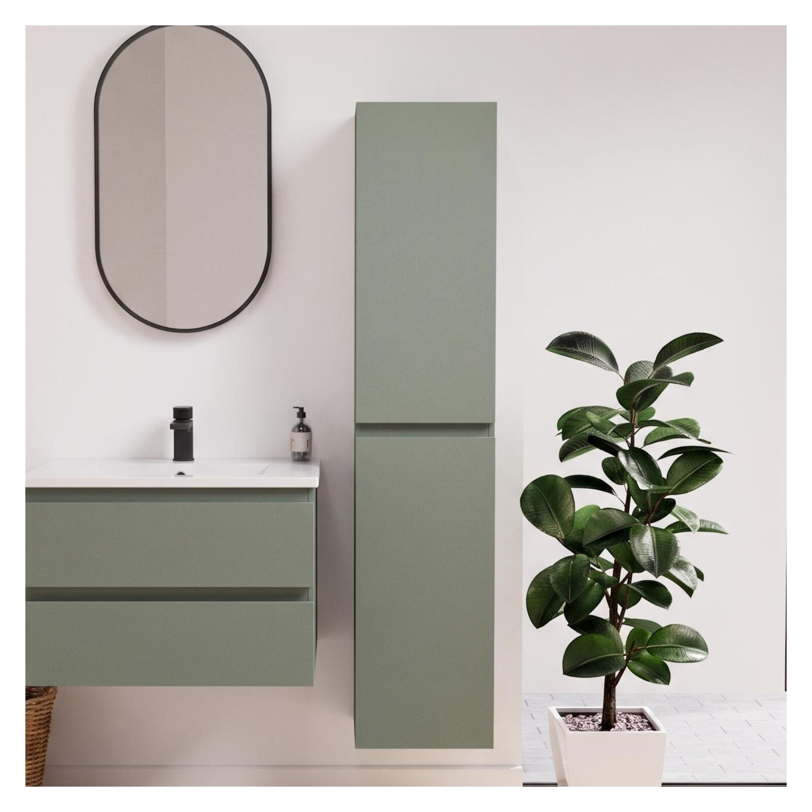 Colonne de salle de bain suspendue 140 cm
